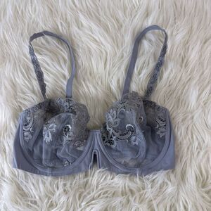 Simone Perele Elegant Lace Bra in Gray 70